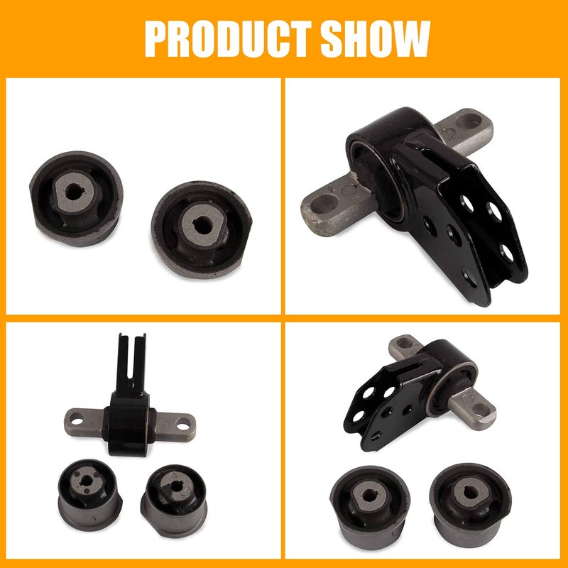 RANSOTO Front Differential Mount with Bushing Bracket Compatible with 2005 2006 2007 2008 2009 2010 Jeep Grand Cherokee Commander Replaces 52114354AA 52089516AB - Image 2
